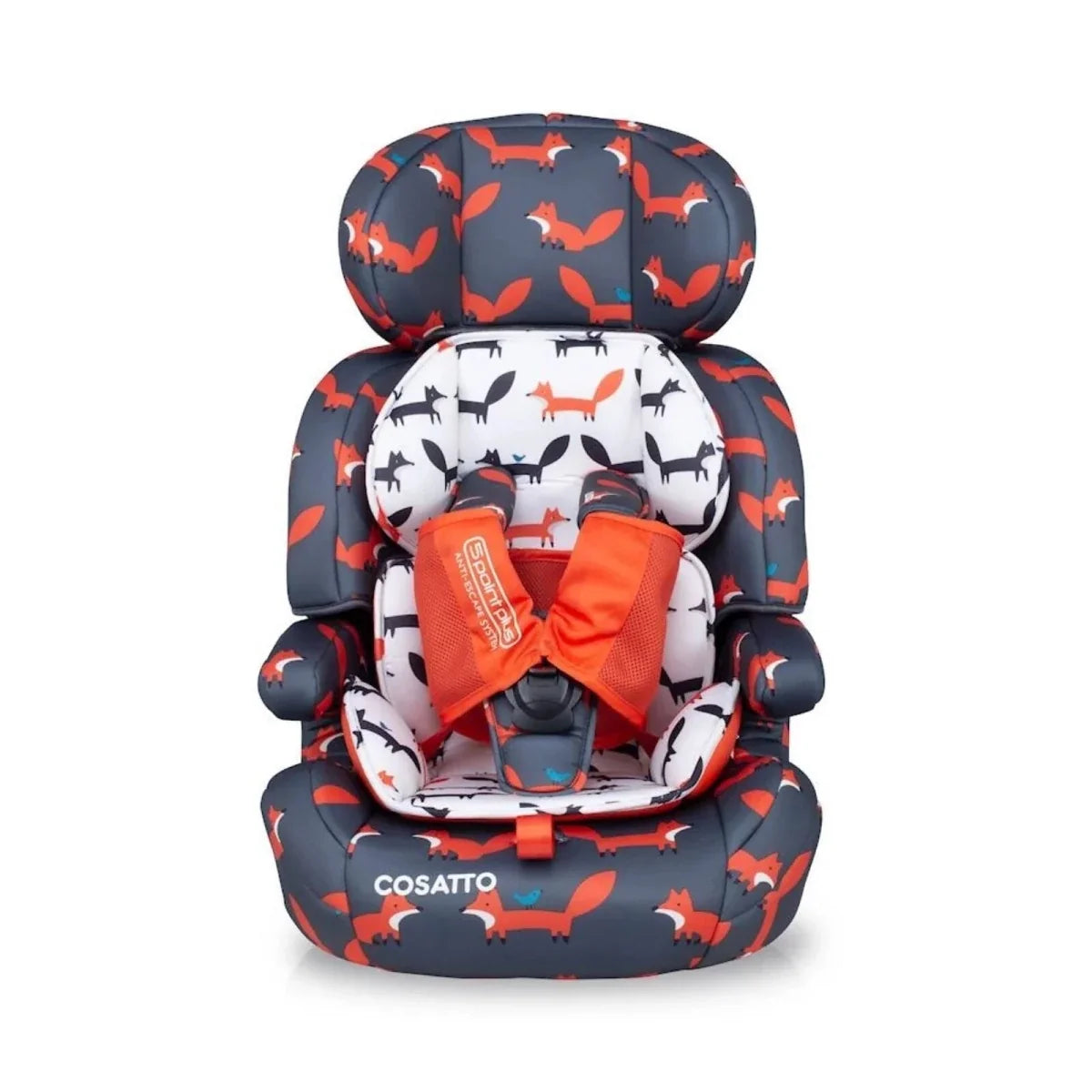 Cosatto Zoomi Group 1/2/3 Car Seat - Charcoal Mister Fox