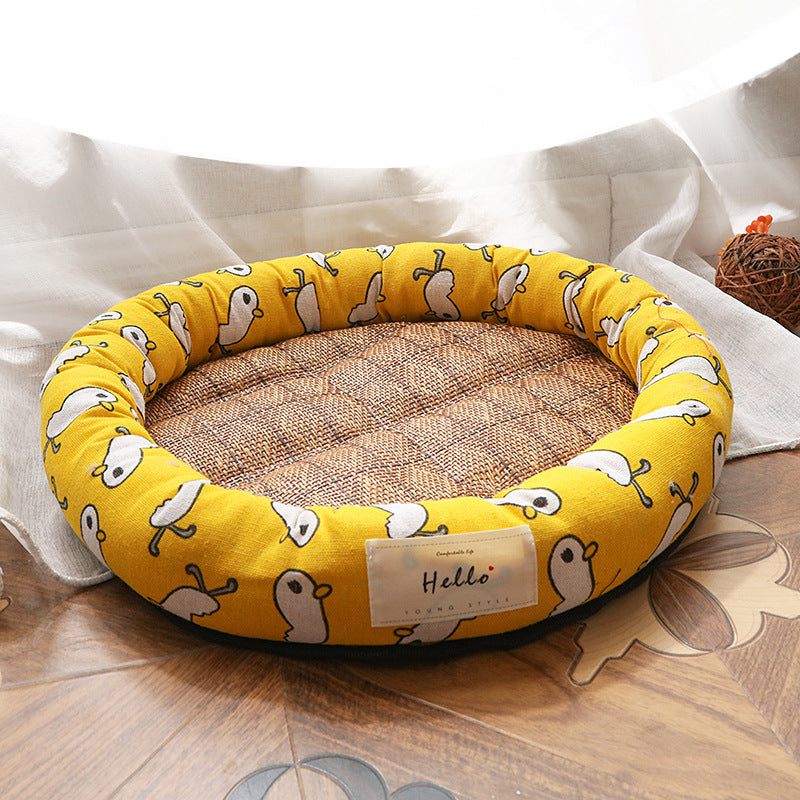 Round Cat Kennel Kennel Dog Summer Cool Den