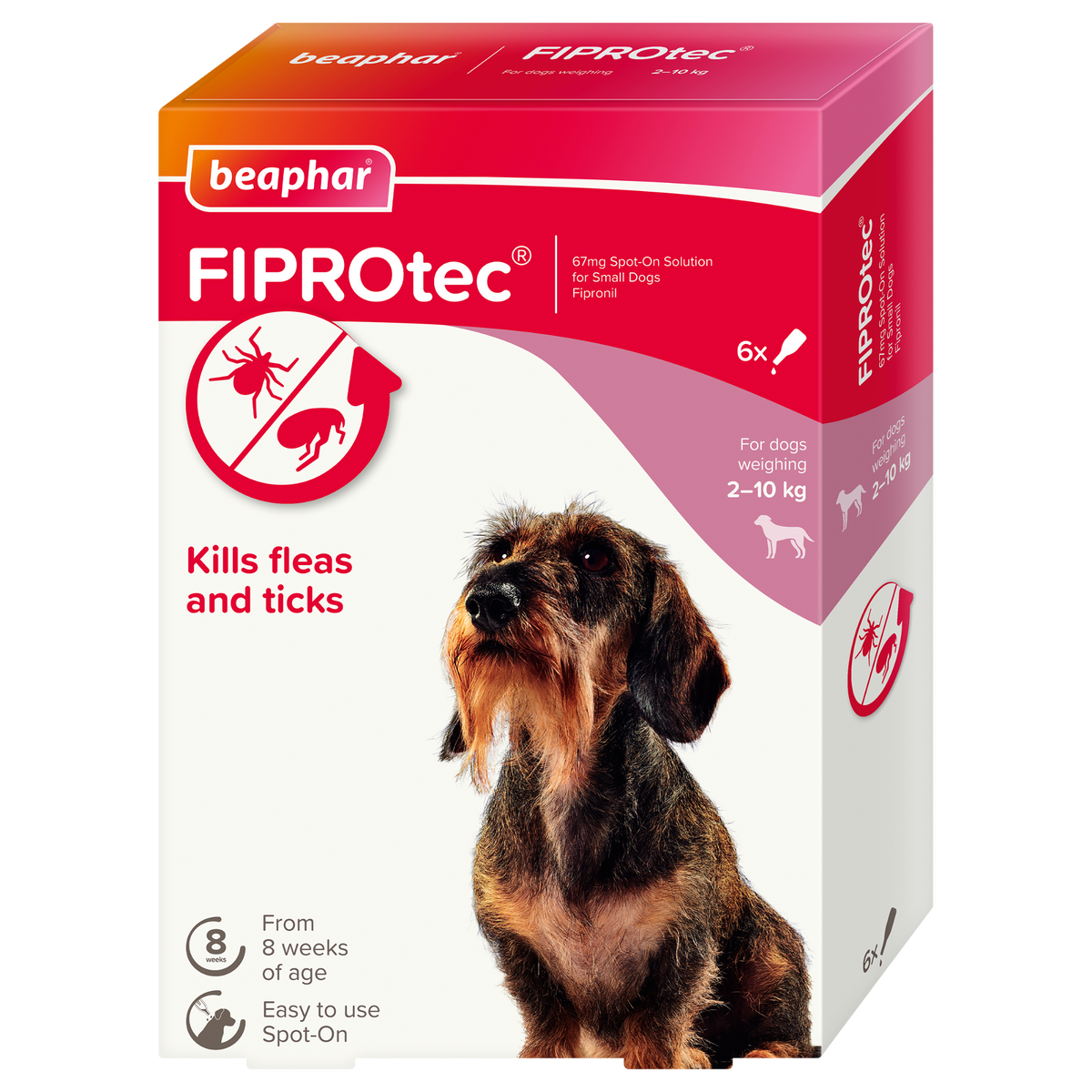 Fiprotec Spot On Dog 6 Treatment Large