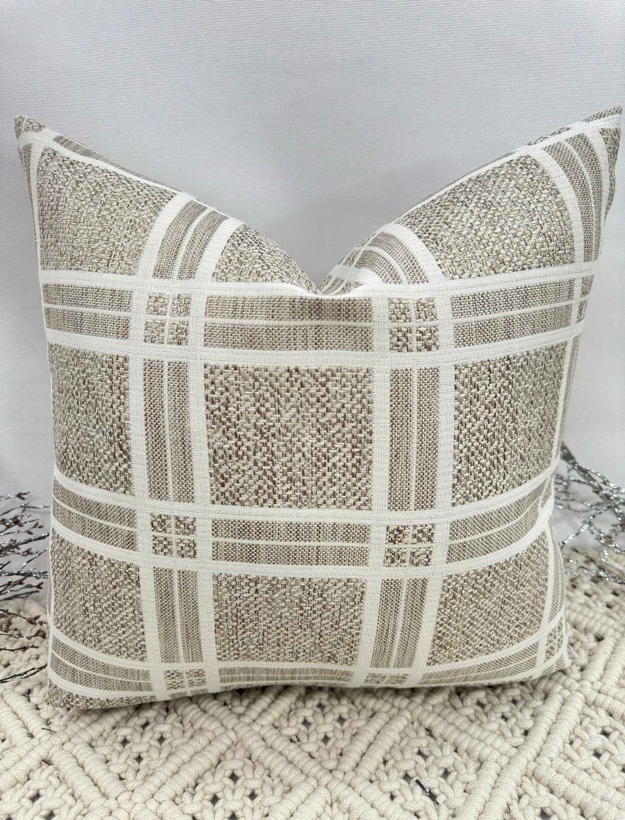The Couture Cushion - The Beige Asceno - Style No. 186