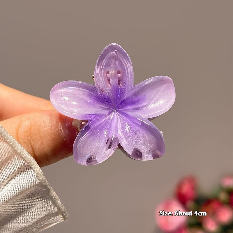 High Sense Plumeria Rubra Seaside Holiday Barrettes