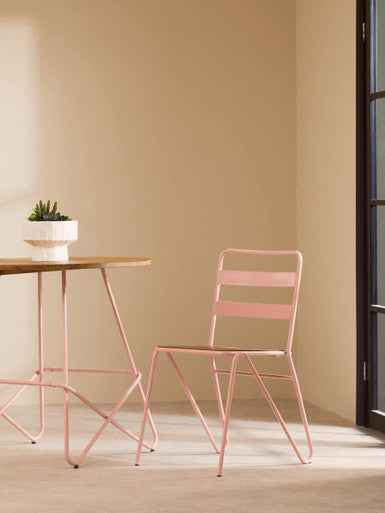 District Pink Metal Chair