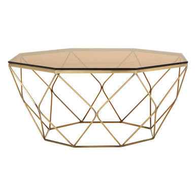 Allure Brushed Bronze Tapered Coffee Table