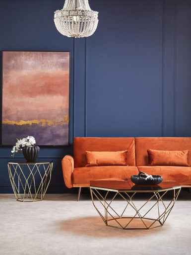 Allure Brushed Bronze Tapered Coffee Table