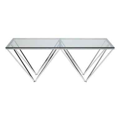 Allure Coffee Table With Triangular Base