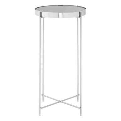 Allure Grey Mirror Tall Side Table