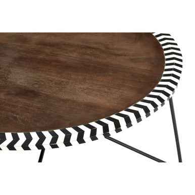 Artisan Acacia Wood Coffee Table.