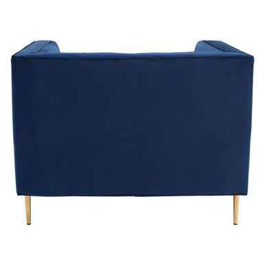 Otylia Deep Blue Velvet Armchair
