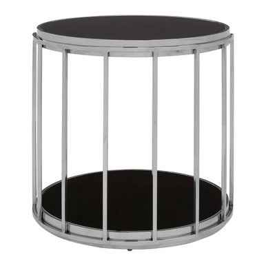 Novo Silver Cage Design Side Table