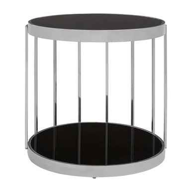 Novo Silver Cage Design Side Table