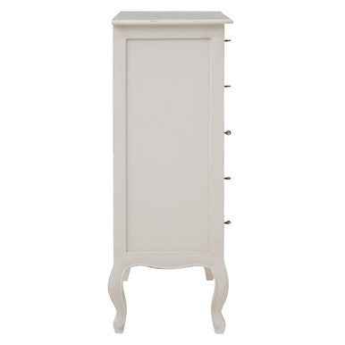 Loire 5 Drawer White Chest