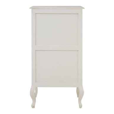 Loire 5 Drawer White Chest