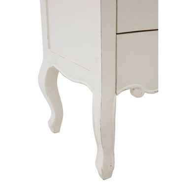 Loire 5 Drawer White Chest