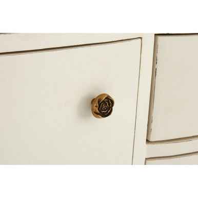 Loire 6 Drawer White Sideboard