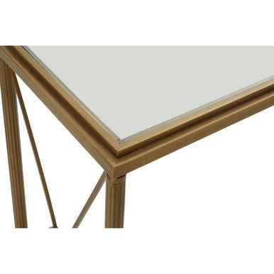 Axis Console Table With Gold Finish Frame