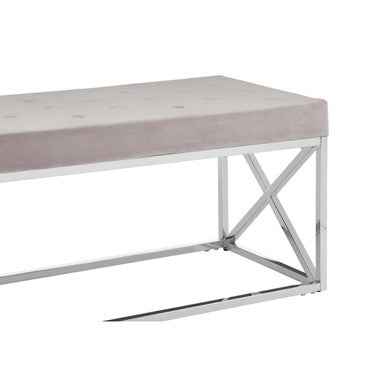 Allure Mink Tufted Bench