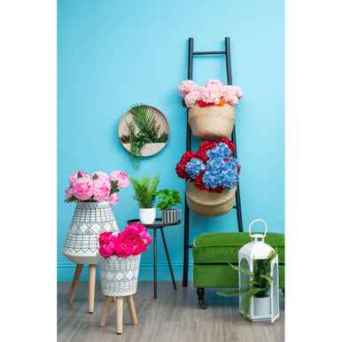 Corra Black Iron Finish Side Table