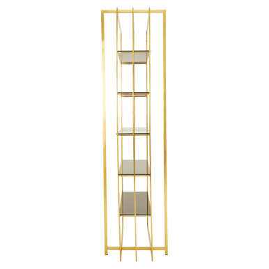 Horizon Rectangular Tempered Glass Five Tier Shelving Unit