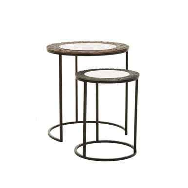 Akola Set Of 2 Round Nesting Tables
