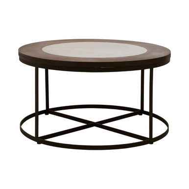 Vasco Side Table With Latticed Base