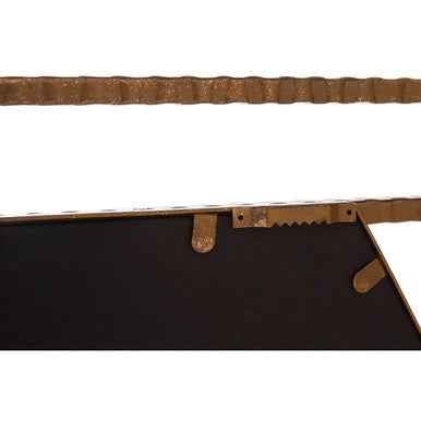 Beauly Antique Gold Hexagon Wall Mirror