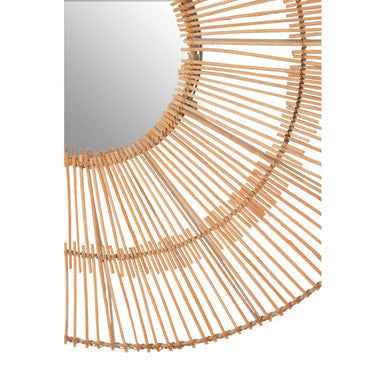Batu Natural Rattan Wall Mirror.