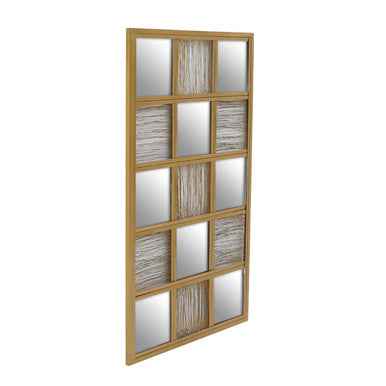 Enzo Gold Wire Wall Mirror