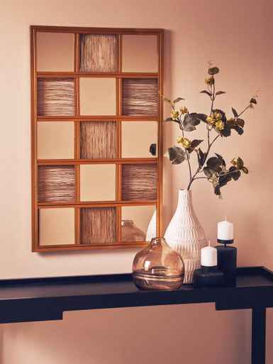 Enzo Gold Wire Wall Mirror