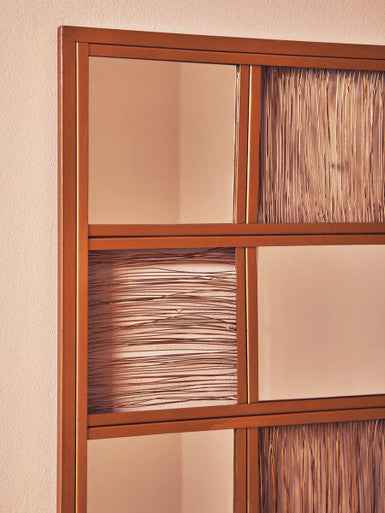 Enzo Gold Wire Wall Mirror