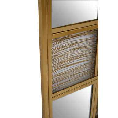Enzo Gold Wire Wall Mirror