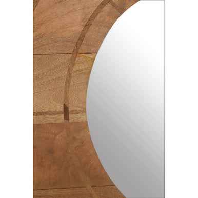 Sona Mango Wood Sqaure Wall Mirror