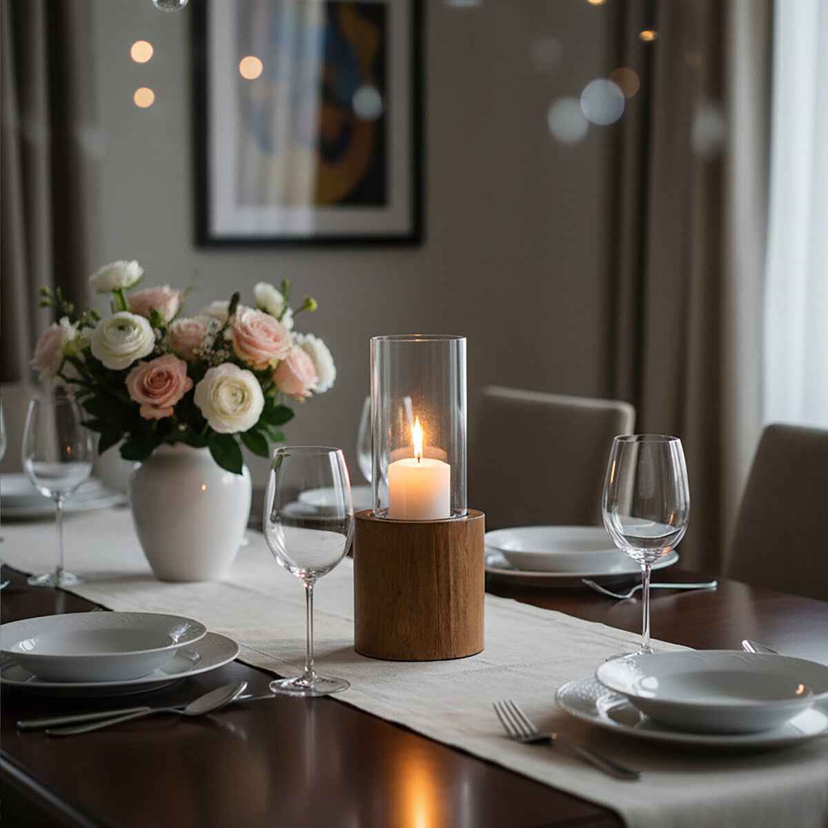 Hampstead Hurricane Small Candle Holder