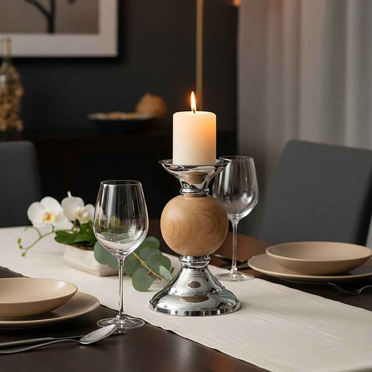 Hampstead Small Pillar Candle Holder