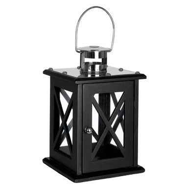 Hampstead Small Black Criss Cross Lantern.