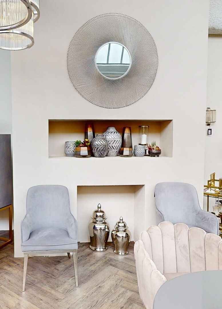 Kensington Townhouse Small Ceramic Silver Jar