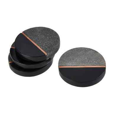 Set Of Four Pedra Lava Stone Coasters