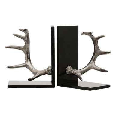 Set Of 2 Antler Bookends
