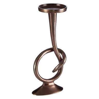 Kensington Townhouse Twist Bronze Candle Holder