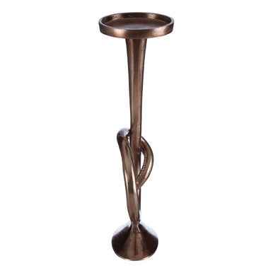 Kensington Townhouse Twist Bronze Candle Holder