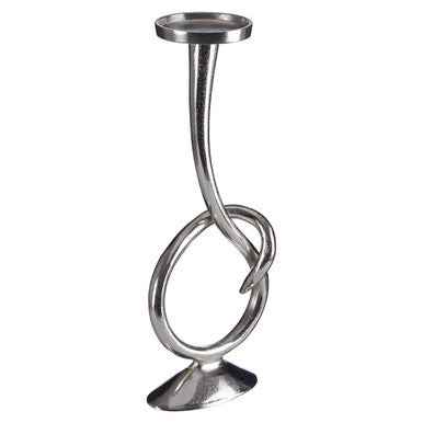 Kensington Townhouse Twist Nickel Candle Holder