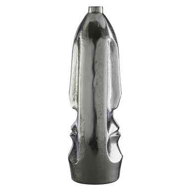Viso Small Silver Finish Tall Vase