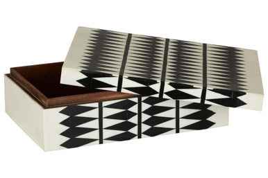 Issey Black And White Trinket Boxes