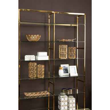 Delphi Large Gold Finish Plate