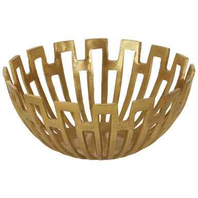 Delphi Small Gold Finish Bowl
