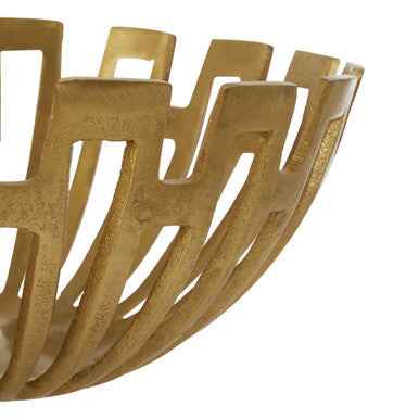 Delphi Small Gold Finish Bowl