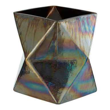 Rambia Small Oil Slick Glass Candle Holder