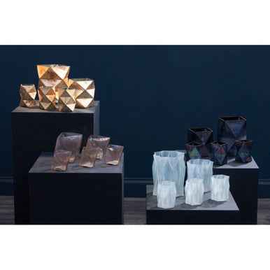 Rambia Small Oil Slick Glass Candle Holder