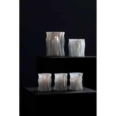 Rambia Large Irridescent Glass Candle Holder