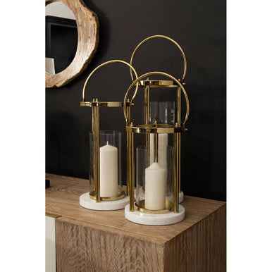 Martina Medium Hurricane Lamp with Handle