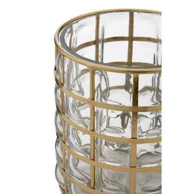 Martina Small Wireframe Hurricane Lamp